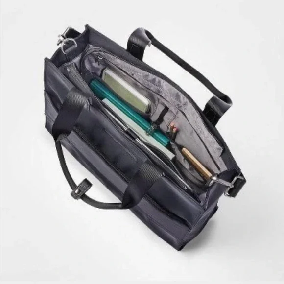 Open Story Black Laptop Bag for Women - Picture 3 of 3